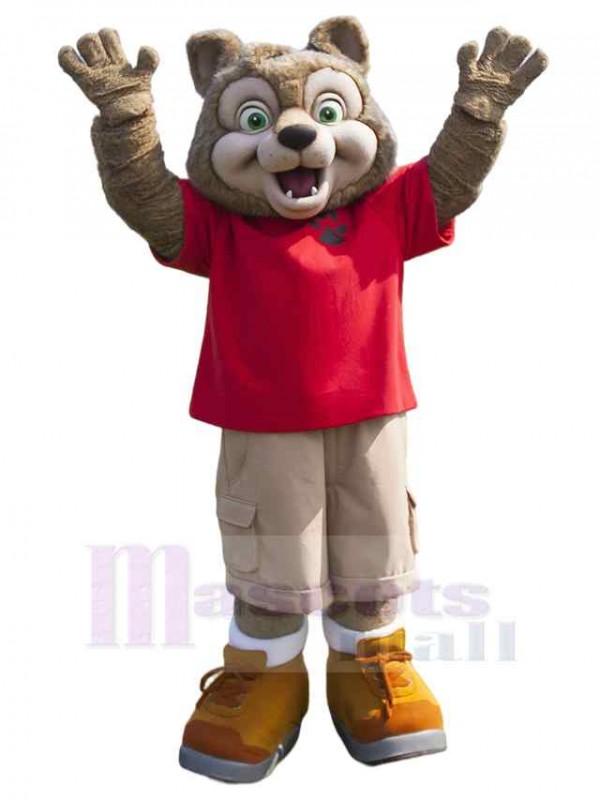 Loup costume de mascotte