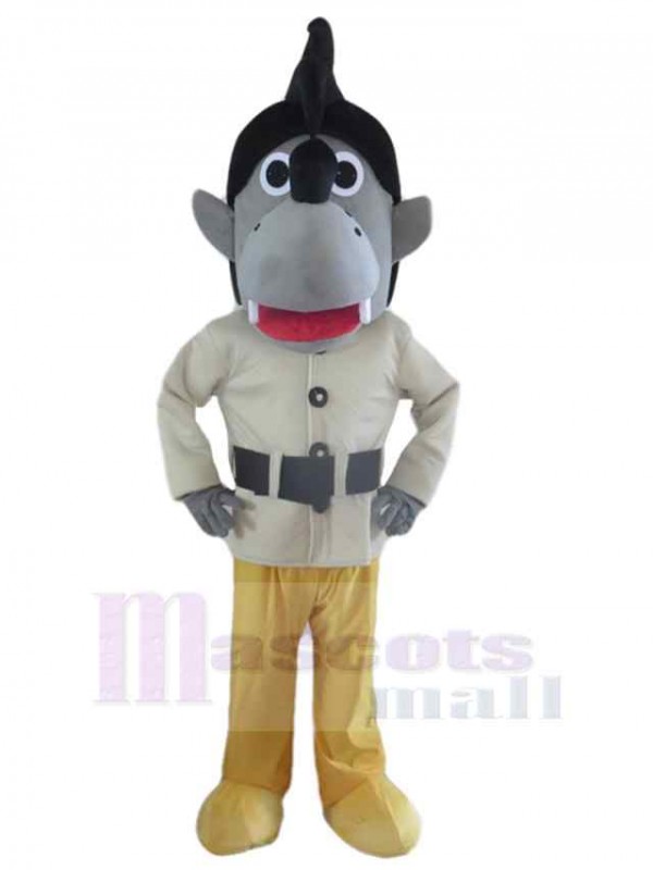 Loup costume de mascotte