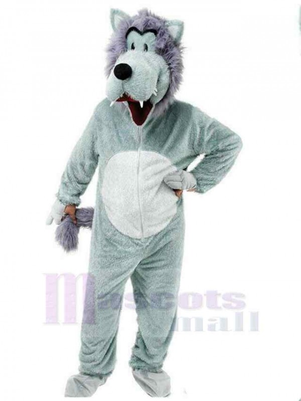 Loup costume de mascotte