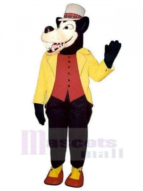 Loup costume de mascotte