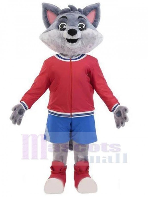 Loup costume de mascotte