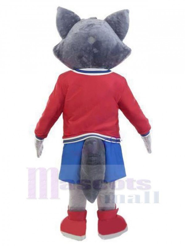 Loup costume de mascotte