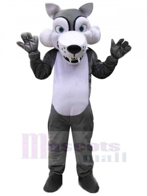 Loup costume de mascotte