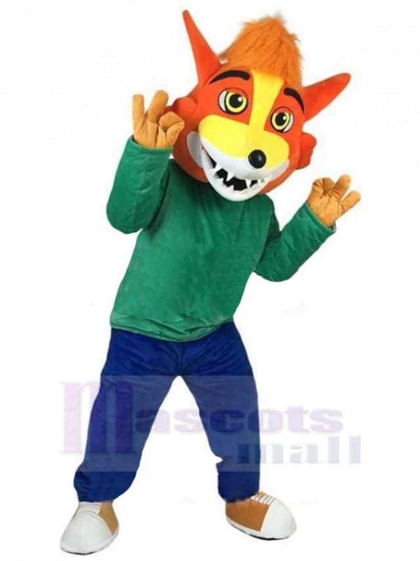 Loup costume de mascotte