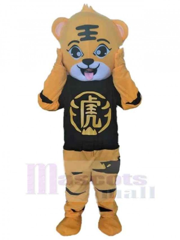 Tigre costume de mascotte