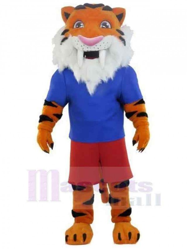 Tigre costume de mascotte