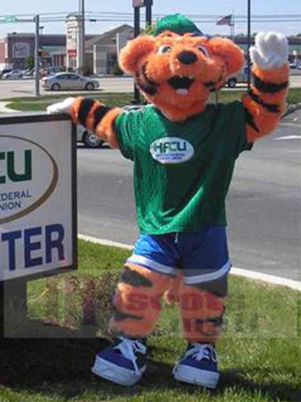 Tigre costume de mascotte