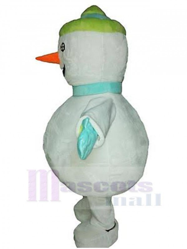 Bonhomme de neige costume de mascotte