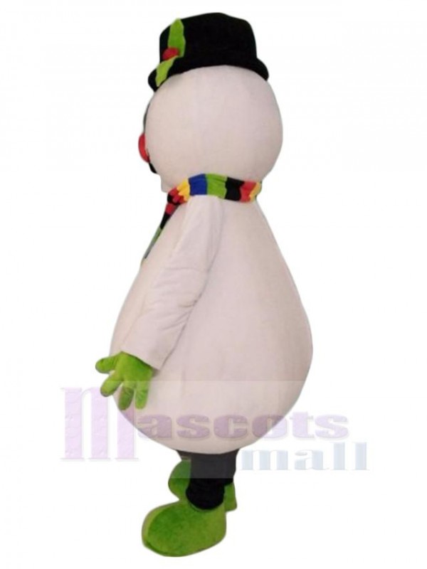 Bonhomme de neige costume de mascotte