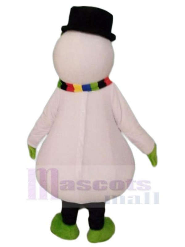 Bonhomme de neige costume de mascotte