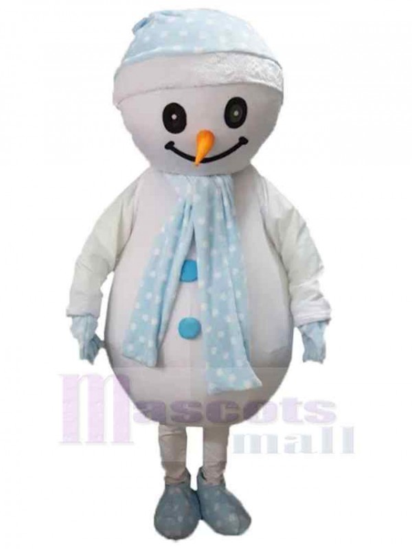 Bonhomme de neige costume de mascotte