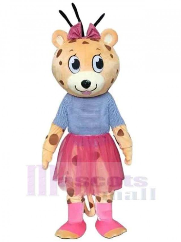 Léopard costume de mascotte