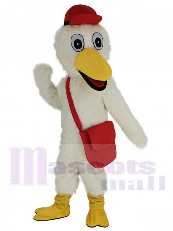 Cigogne costume de mascotte