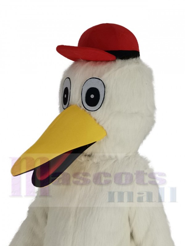 Cigogne costume de mascotte