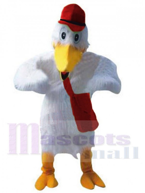 Cigogne costume de mascotte