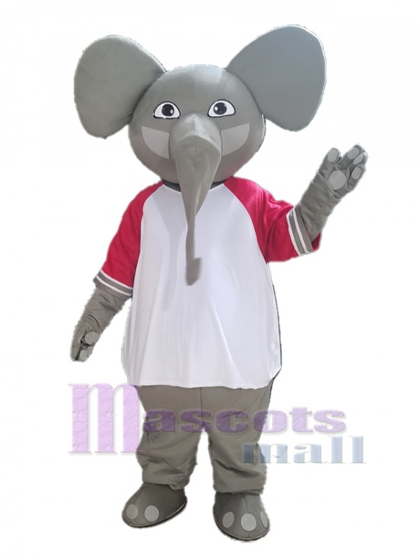 Éléphant costume de mascotte