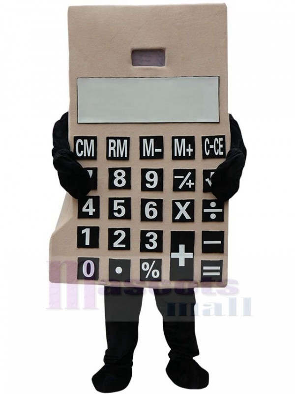 Calculatrice costume de mascotte