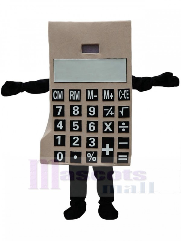 Calculatrice costume de mascotte