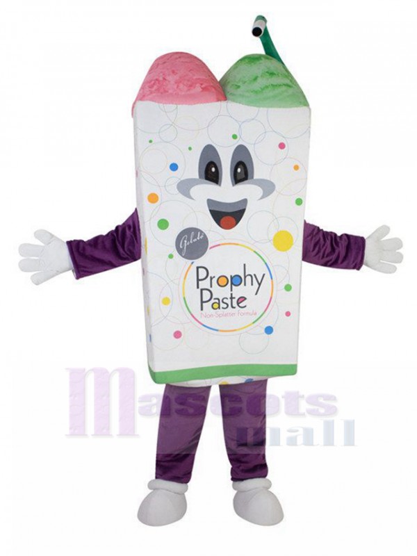 Crème glace costume de mascotte