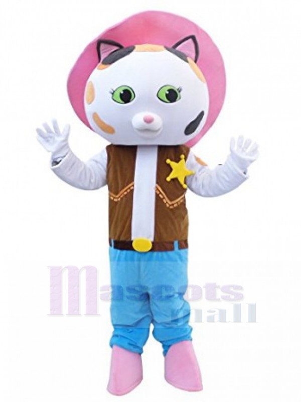 chat costume de mascotte
