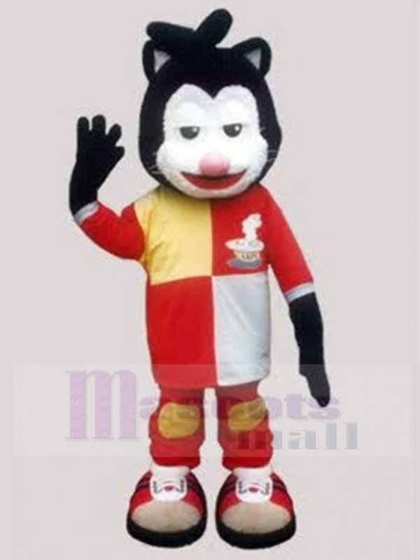 Chat costume de mascotte