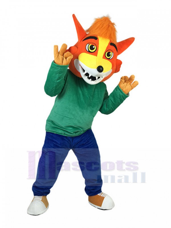 Renard costume de mascotte