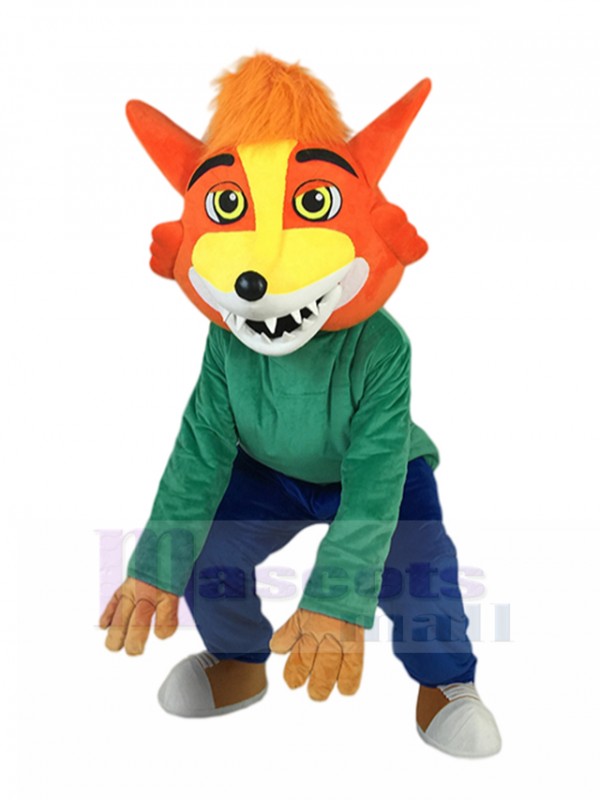 Renard costume de mascotte