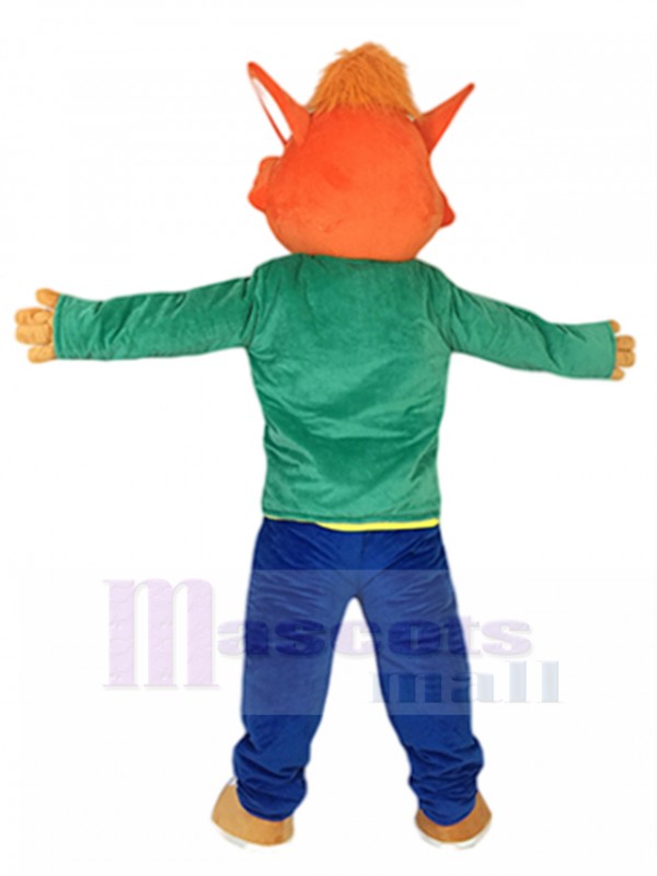 Renard costume de mascotte