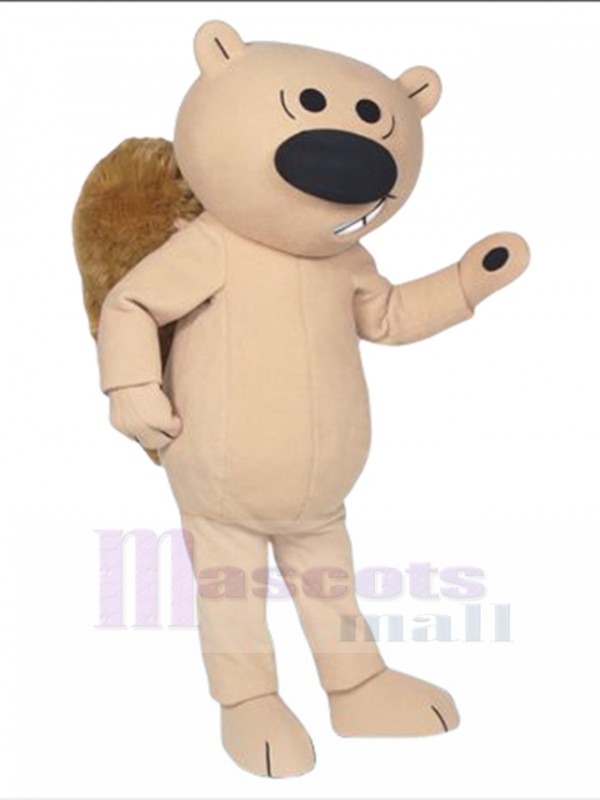 Écureuil costume de mascotte