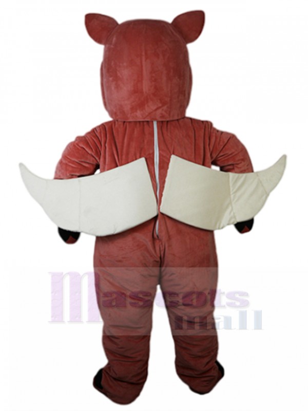 Porc costume de mascotte
