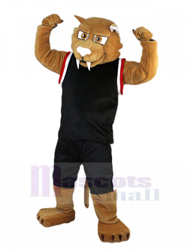Léopard costume de mascotte