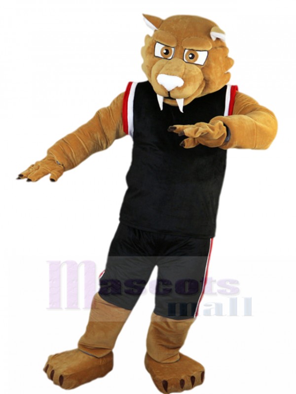 Léopard costume de mascotte
