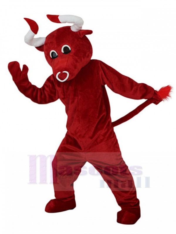 Taureau costume de mascotte