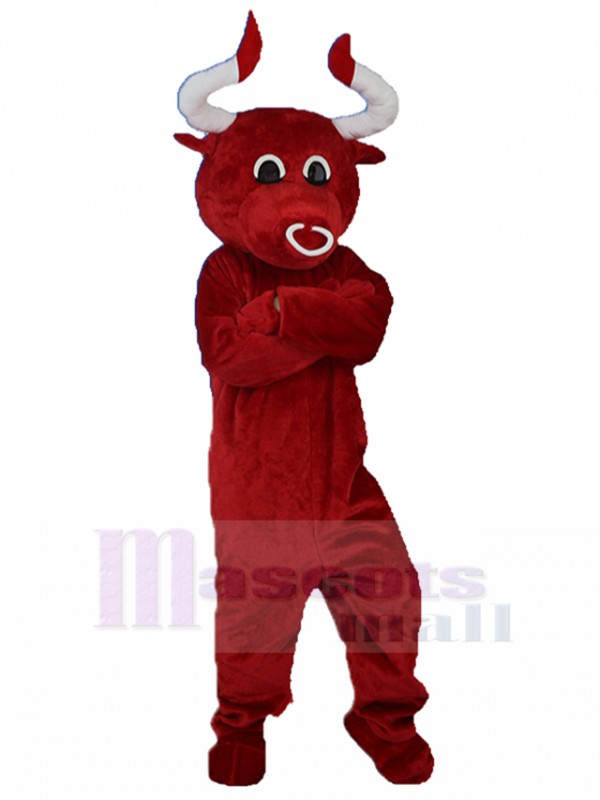 Taureau costume de mascotte