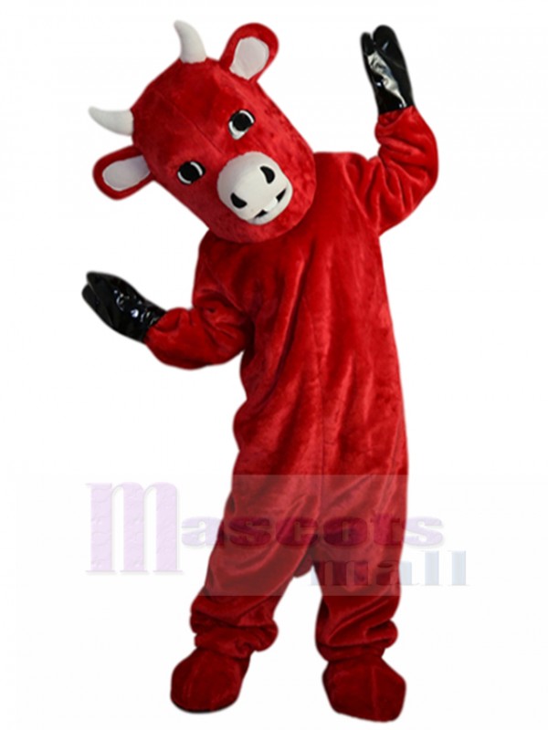 Taureau costume de mascotte