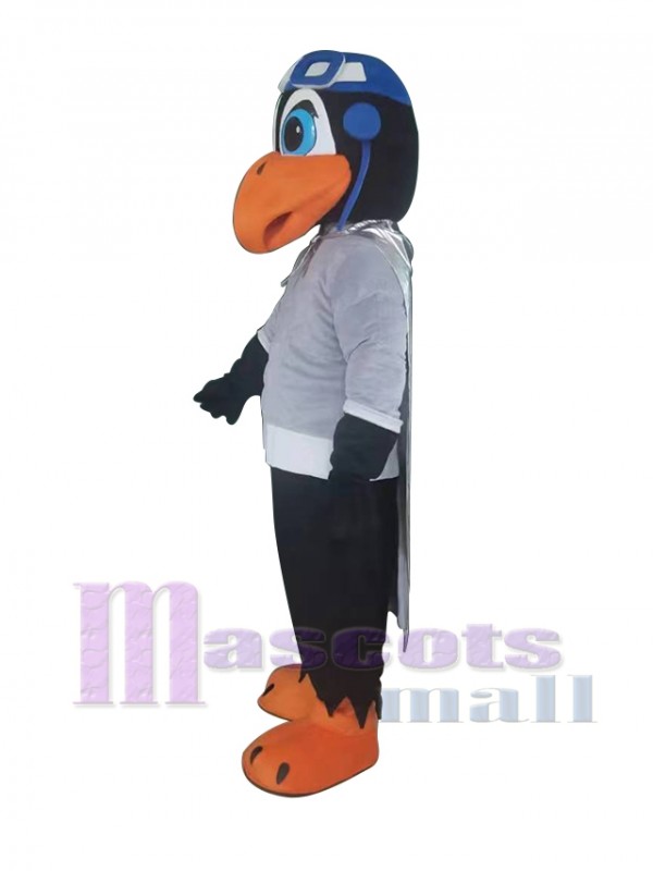 Faucon costume de mascotte