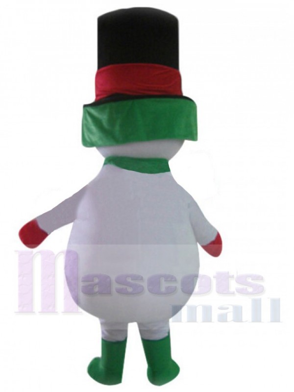 Bonhomme de neige costume de mascotte
