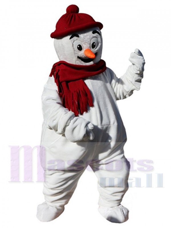 Bonhomme de neige costume de mascotte
