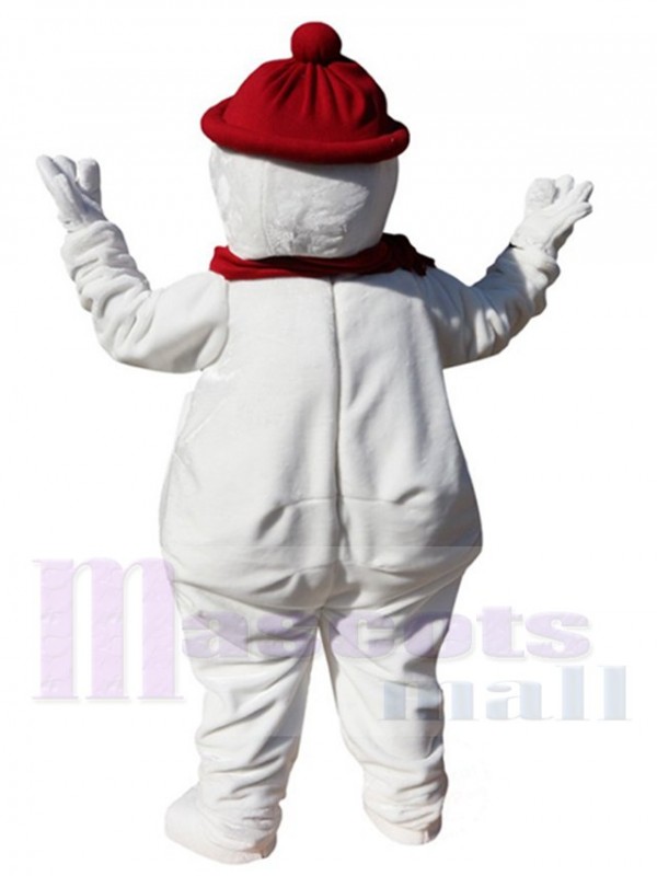 Bonhomme de neige costume de mascotte