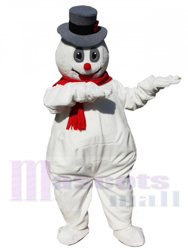 Bonhomme de neige costume de mascotte