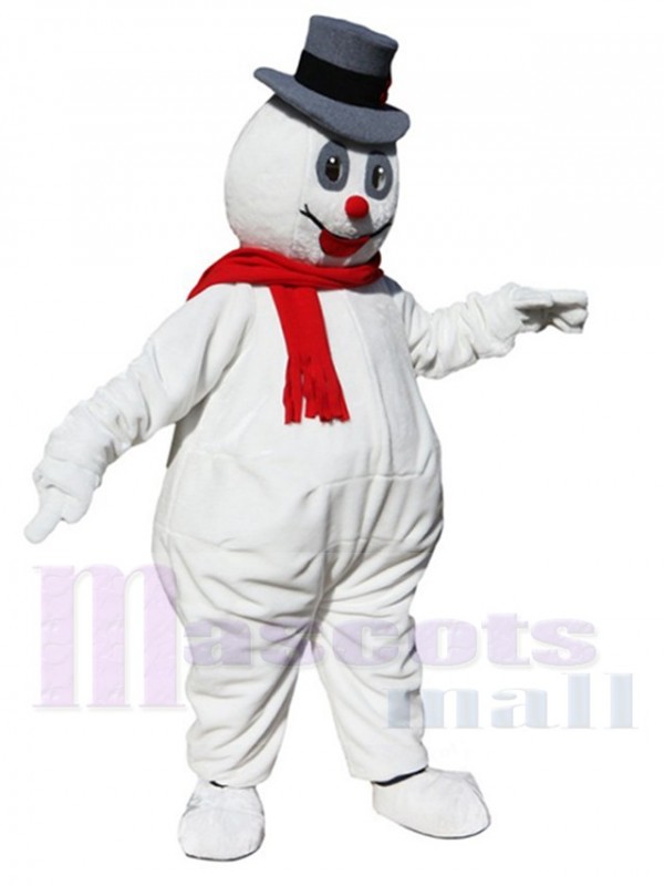 Bonhomme de neige costume de mascotte