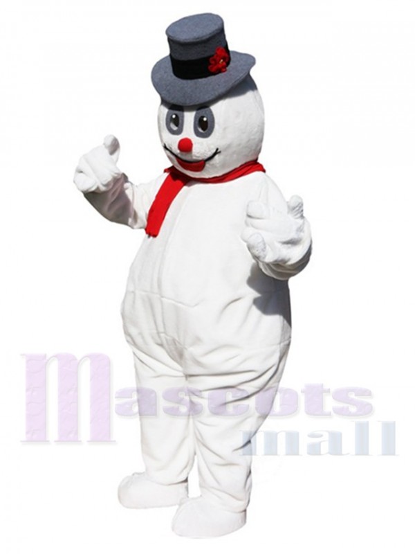 Bonhomme de neige costume de mascotte