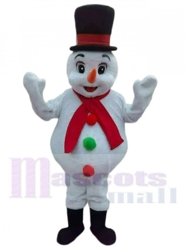 Bonhomme de neige costume de mascotte