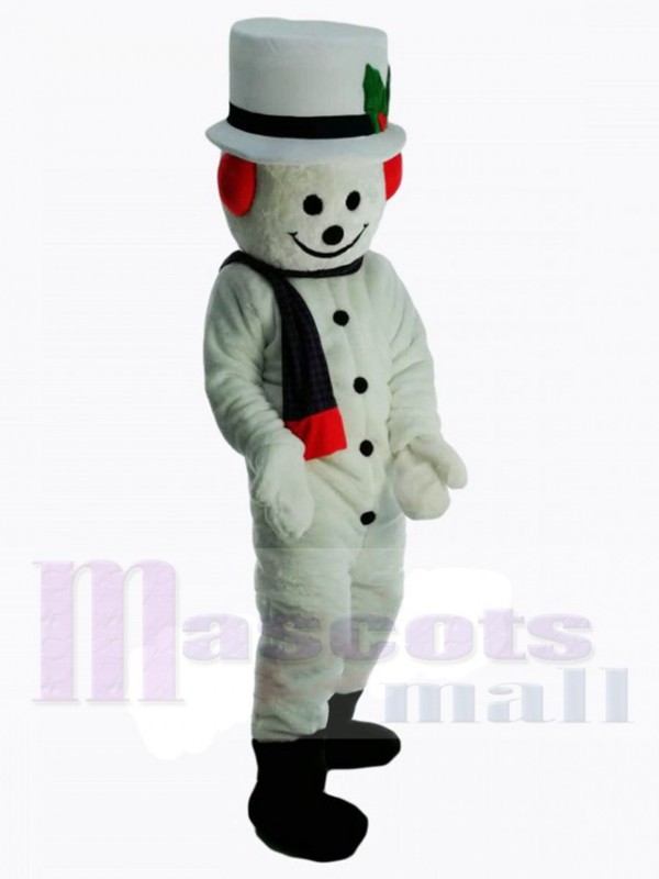 Bonhomme de neige costume de mascotte