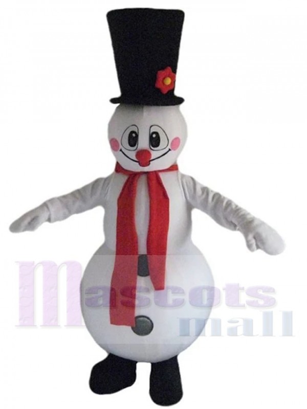 Bonhomme de neige costume de mascotte