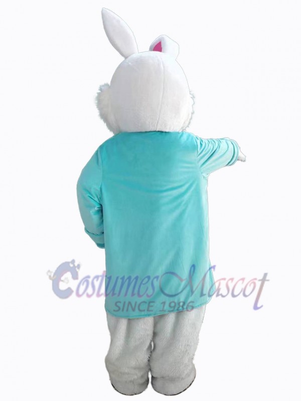 Lapin de Pâques costume de mascotte