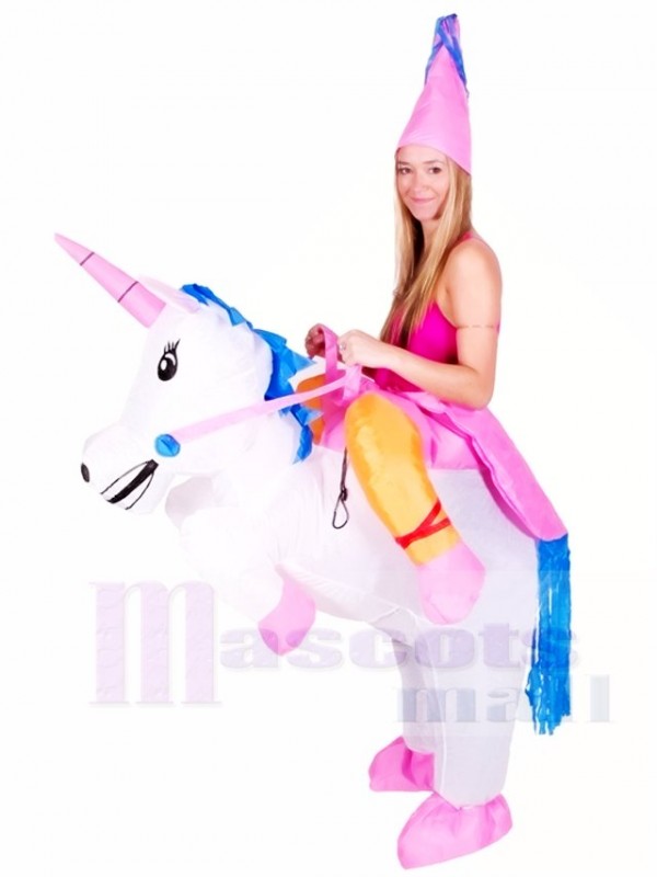 Porter Moi Balade sur Licorne Gonflable Halloween Noël Les costumes pour Adultes