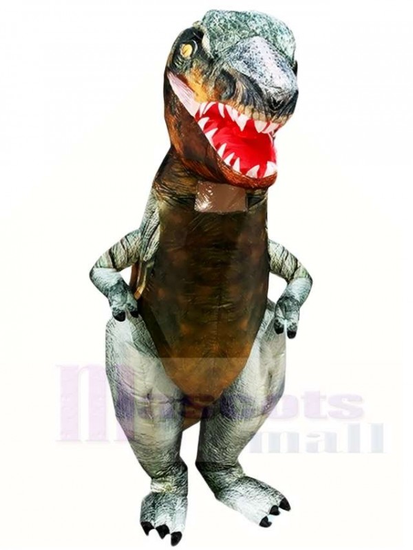 Réel Tyrannosaure T-REX Dinosaure Gonflable Halloween Noël Les costumes pour Adultes