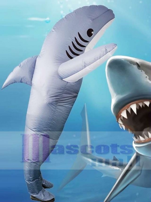 Requin Gonflable Halloween Noël Coup Up Les costumes pour Adultes