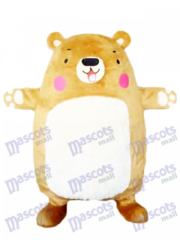 Costume de mascotte adorable Big Bear Tan Bear Animal